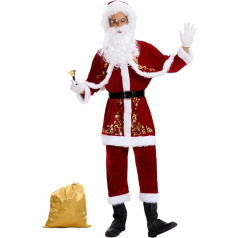 Feynman Santa Claus Costume Santa Claus Costume Christmas Suit Uniform