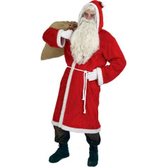 KarnevalsTeufel Plush Santa Coat for Adults, Christmas, Santa Claus