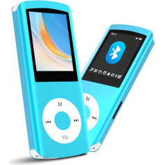Hotechs Slim Design MP3 atskaņotājs MP4 atskaņotājs ar 32GB atmiņas karti Digitālais LCD displejs 1,8 collu displejs FM radio