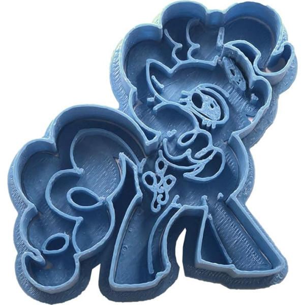 Cuticuter Pinkie Pie My Little Pony Cookie Cutter, zils, 8 x 7 x 1,5 cm