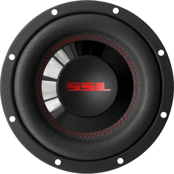 1 Zemfrekvenču skaļrunis SOUNDSTORM SSL CG8D 20,00 cm 200 mm 8 collu 400 W RMS un 800 W maksimālais DVC ar dubulto balss spoles spoli 4 Ohm automašīnai, 1 gab. iepakojumā