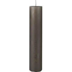 Ib Laursen 75525-92 Advent Candle Christmas Candle with Numbers 1-24 Burn Time 55 Hours Colour Grey with Golden Numbers