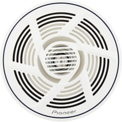 Pioneer TS-MR1600 Marinetauglicher Doppelkonus Outdoor Lautsprecher (100 W), 16 cm, Eingangsnennleistung 25 W, Gitter in Weiss