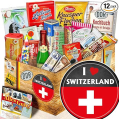 Dāvanu komplekts I Love Switzerland/Gift Šveice/GDR Dāvanu komplekts Sweet