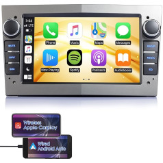 iFreGo 7 collu Android auto radio ar Bluetooth, DAB radio un Carplay, radio Opel Astra, Corsa, Vectra, Zafira, Antara, Meriva, Vivaro, Combo, FM radio, GPS, USB, atpakaļgaitas kamera, WiFi, SWC, 7