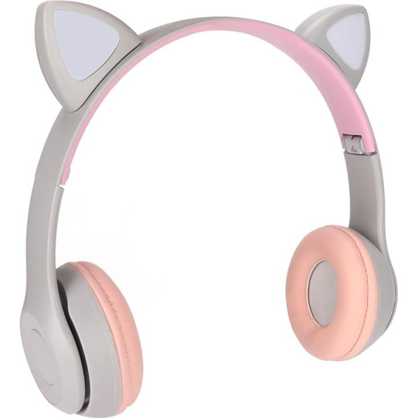 Annadue Bluetooth Cat austiņas austiņas austiņām pāri ausīm Trokšņu slāpēšana Stereo spēļu austiņas spēlēm, datoram, galddatoram, klēpjdatoram