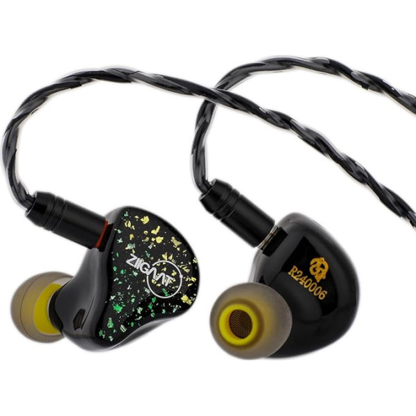 LINSOUL ZiiGaat x HBB: Arcadia In-Ear Monitor, 1DD+2BA Hybrid Earbuds IEM, vadu spēļu austiņas, profesionāli skaņu izolējoši iekšējie ausu monitori mūziķiem audiofīļiem