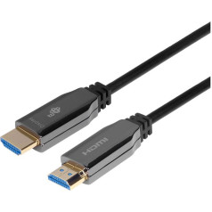 Hibrīda hdmi v2.0 optiskās šķiedras kabelis 10 m