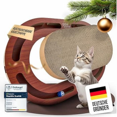 PAWZONE skrāpēšanas tāfele [kartons nomaināms] Augstas kvalitātes XXL skrāpēšanas tāfele no izturīga MDF - Aksesuāri kaķiem - skrāpēšanas paklājiņš | Kaķu aksesuāri - Kaķu skrāpēšanas dēlis