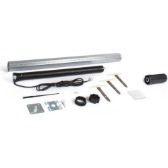 Rullo slēģu komplekts - Kabeļa motors 10 nm/20 kg - Astoņstūra ass 60 mm Garums 150 cm