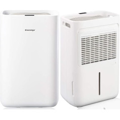 Greenmigo Dehumidifier 13L/24h Electric Dehumidifier Performance Room Size Max.50m² Room Dehumidifier Quiet Air Purifier for Cupboard, Home, Cellar etc. Against Moisture, Mould