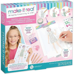 Make It Real Rozā digitālā gaismas tāfele