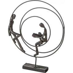 Casablanca Skulptur Design Figur Circles Eisen brüniert 74609