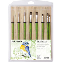 Da Vinci FIT 5329 Hobby and School Painting Brush in Matte Short Handled Green