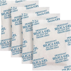 Weriirew Silica Gel Sachets Bag for Car Dehumidifier, 50 g [6 Packs] Bag Silica Gel Desiccant Moisture Absorber for Anti-Fog Car Windows