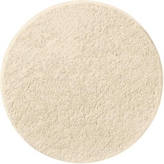 Erwin Müller Rhodos Bath Mat, Bath Mat, Plain Non-Slip Natural, Size Round, 90 cm Diameter, Ultra Soft, Extremely Absorbent, Low Lint (Other Colours, Sizes)