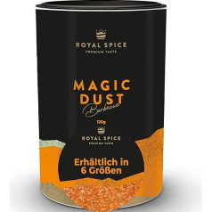 Royal Spice Magic Dust BBQ Rub Spice Mix 120 g - First Magic Dust Rub Made in Germany According to the Original Recipe by Mike Mills - Various Sizes Available