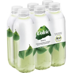 Volvic Matcha ar organiskās zaļās tējas bumbieru un jasmīnu aromātu 6 x 0,75 l