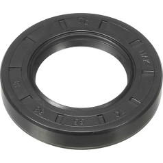 QUARKZMAN Dichtring, TC 35mm x 58mm x 10mm Nitrilkautschukabdeckung Doppellippe mit Feder für mechanische Antriebsachse Lagerwelle, Schwarz