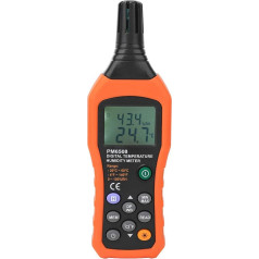 PM6508 Digitālais mitruma un temperatūras mērītājs Higrometrs Termometrs rūpniecībai Lauksaimniecība Meteoroloģija