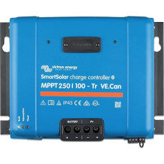 Victron SmartSolar MPPT 250/100 100A uzlādes kontrolieris saules paneļiem līdz 1450W (12V) / 2900W (24V) / 4350W (36V) / 5800W (48V) un līdz 250V