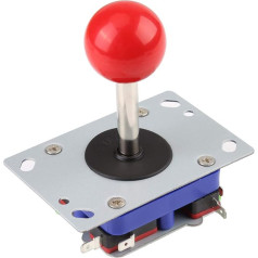 Lazmin Game Joystick, 1 Stück Classic Competition Style 2/4/8 Way Game Joystick Ball für Arcade-Spiele