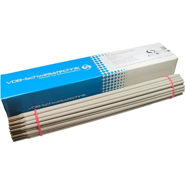 Nerūsējošā tērauda 4316 stieņa elektrods - 1,6 x 250 mm - Iepakojumā 492 gabali - Metināšanas elektrods VA V2A 4306 308