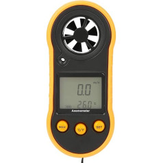 Pārnēsājams digitālais anemometrs Anemometrs Digitālais anemometrs Anemometrs Gaisa plūsma Gaisa kvalitāte GM818 LCD vēja ātruma mērītājs mājsaimniecībai un rūpniecībai