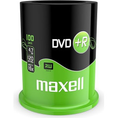 Maxell 275641.40.CN DVD+R болванки (16x скорость, 4,7 ГБ, 100 шпинделей)