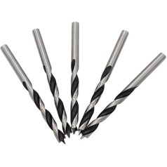 Brad Point drill Bits 6mm Wood drill bit set Koka urbji Augstas oglekļa tērauda urbji mēbelēm no cietkoksnes Mīkstkoksnes skapju skapji 5 gab.