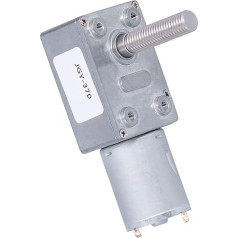 Jgy-370 Industrial Drive Worm Gear Motor M8 vītņotā vārpsta lēns motora pašbloķējošais motors (Dc12V 10Rpm), zobratu motors