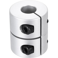 izejmateriālu karte Wellenkupplung, 10 bis 10 mm (ID), 30 mm (L), Aluminiumlegierung, Schaftkupplung, starres Gelenkmotorzubehör für 3D-Drucker, DIY-Roboter, Modell CN