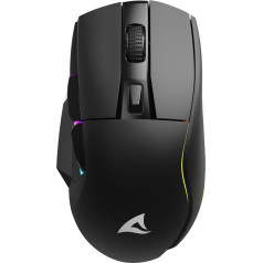 Sharkoon Skiller SGM50W Black, bezvadu optiskā spēļu pele, RGB, PBT poga