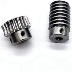 Rezerves daļas, Motocikli, 1M Worm Gear 1: 20/30/40/40/50 ātruma attiecība 40cr Precision Worm 6/8MM (izmērs: Worm, krāsa: 30T 6MM) (krāsa: 20t 8mm, izmērs: 8mm) (krāsa: 20t 12mm, Si