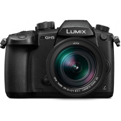 Panasonic Lumix DC-GH5LEC-K kamera 20,3 MP, 6K 30fps, 4K 60fps, Leica objektīvs no 12-60 mm F2,8-4,0 EQ. 24-120 mm, melns