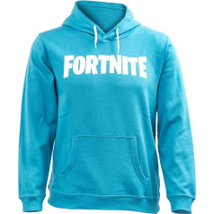 Fortnite Hoodie Kids Logo Cyan 140 cm, zils