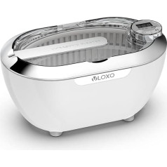 VLOXO Ultraskaņas tīrīšanas ierīce 700 ml Ultraskaņas ierīce 37 W Ultraskaņas tīrīšanas ierīce ar digitālo displeju, skārienjūtīgo ekrānu un 5 laika iestatījumiem Ultraskaņas vanna pulksteņiem Juvelierizstrādājumi Zobu protēzes Stik
