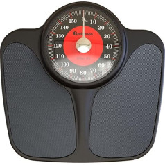 Adamson A23 ķermeņa svara svari - līdz 160 kg - lielizmēra XL svari 36 x 35 cm - neslīdoša gumijas virsma, īpaši lieli skaitļi - augstas precizitātes analogie personīgie svari - izturīgi
