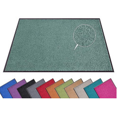 Hanse Home Durvju paklājs (S-XXL) 60 x 90 cm - 12 krāsas - āra netīrumu ķērāju paklājs Durvju paklājs Mazgājams un izturīgs pret laikapstākļiem, neslīdošs, piemērots ieejas zonai un lietošanai ārpus telpām - olīvzaļš
