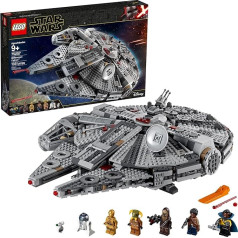 LEGO Star Wars 75257 Millennium Falcon konstruktoru komplekts bērniem, zēniem un meitenēm no 9 gadiem, 1353 detaļas