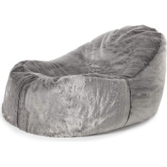 Icon Dream Lounger Bean Bag 110 x 80 cm milzu mākslīgās kažokādas pupiņu maiss