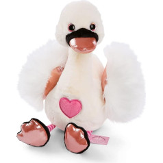 NICI Cuddly Toy Love Swan 70 cm balta I Pliša rotaļlieta meitenēm, zēniem un zīdaiņiem I Pūkaina rotaļlieta glāstiem, rotaļām un gulēšanai - 48272