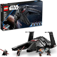 LEGO Star Wars Inkvizitora transportēšanas kosa 75336, OBI-Wan Kenobi komplekts, Bena Kenobi minifigūriņa ar zilu un sarkanu divu asmeņu gaismas zobenu