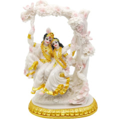 alikiki Indijas dievs Radha Krishna Statue - 17.0 cm H India Idol Radha Krishna Statue for Indian Wedding Gifts, Hindu Gifts for Indian Couples, Murti Home Office Temple Mandir Pooja