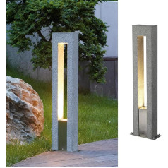 SLV 231420 ARROCK ARC GU10, standarta lampa, granīta, sāls un pipari, GU10, maks. 35 W, tērauds, akmens pelēks,