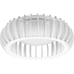 Reality Leuchten Monte R62171131 LED griestu gaisma Dabīgā koka matēts balts plastmasas tonis Komplektā ietilpst 16,6 vatu LED slēdža regulators