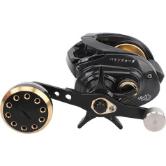 16Kg bremzēšanas spēks Baitcasting spole, 6.5: 1 ātruma attiecība Makšķerēšanas spole Combo Carbon Fiber Baitcasting spole Single Rocker Arm sālsūdens zvejai