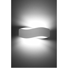 MiaLux Cristina 40 White G9 Socket Wall Light Iekštelpu sienas lampas - ar spuldzīti - ar spuldzīti - LED sienas lampas - Iekštelpu sienas lampas