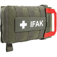 Tasmanian Tiger TT IFAK Pouch VL L Molle Compatible First Aid Kit Belt Bag with Velcro Back Empty for Hiking Outdoor Travel Police Service