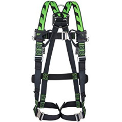 Honeywell 1032871 Miller H-Design Duraflex 2pts Harness with Automatic Buckles and 2 Webbing Loops - Size 1